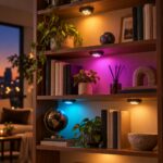 AuraDot RGB 4’lü Set – Şarjlı Kablosuz Ambiyans Işığı - Görsel 3